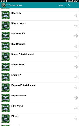 TV Sat Info Pakistan 스크린샷 3