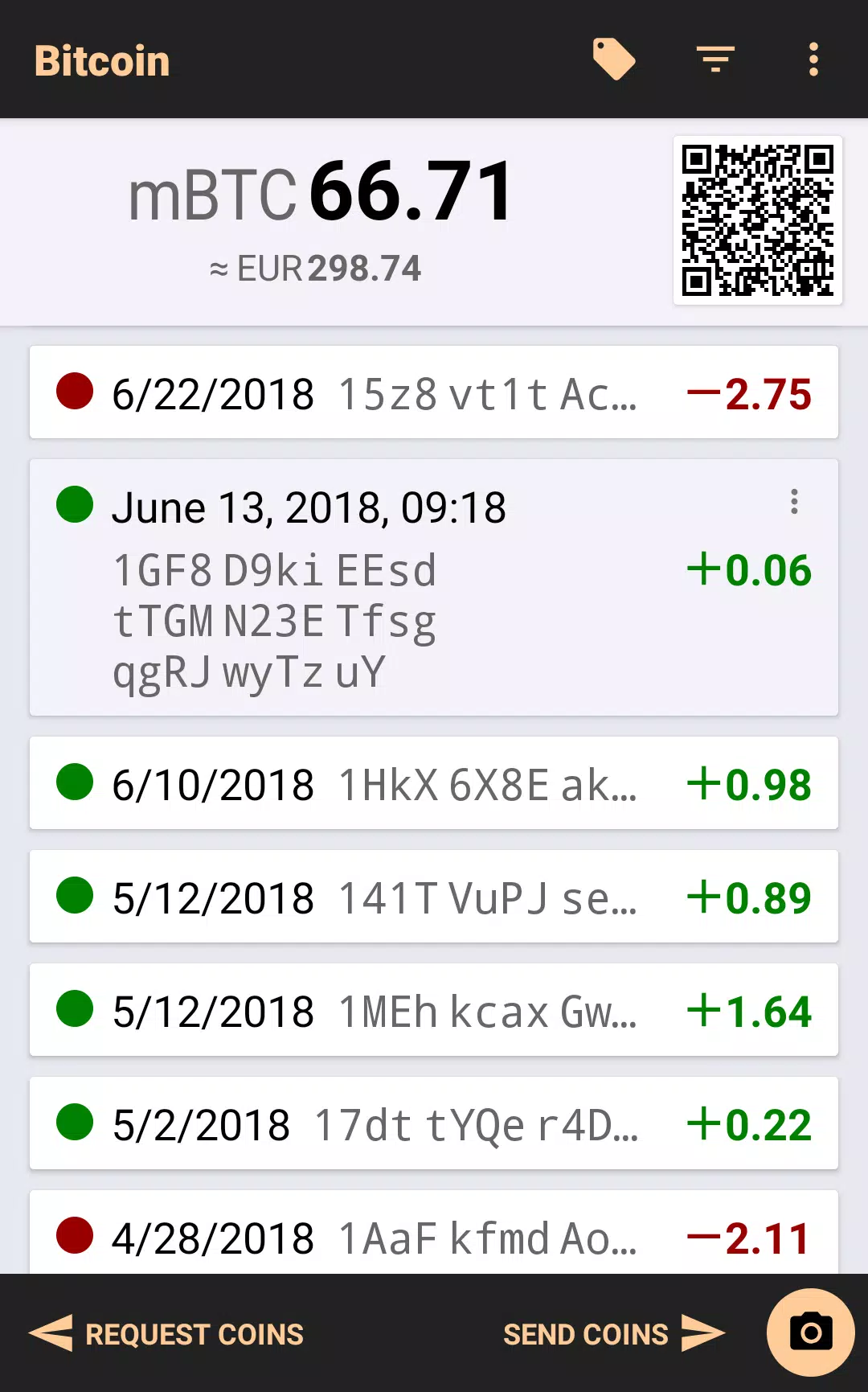 Bitcoin Wallet应用截图第0张
