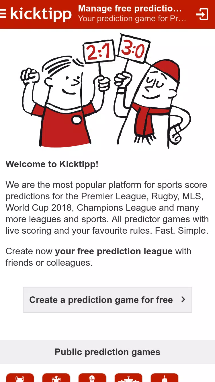 Kicktipp - Die Tippspiel App應用截圖第0張