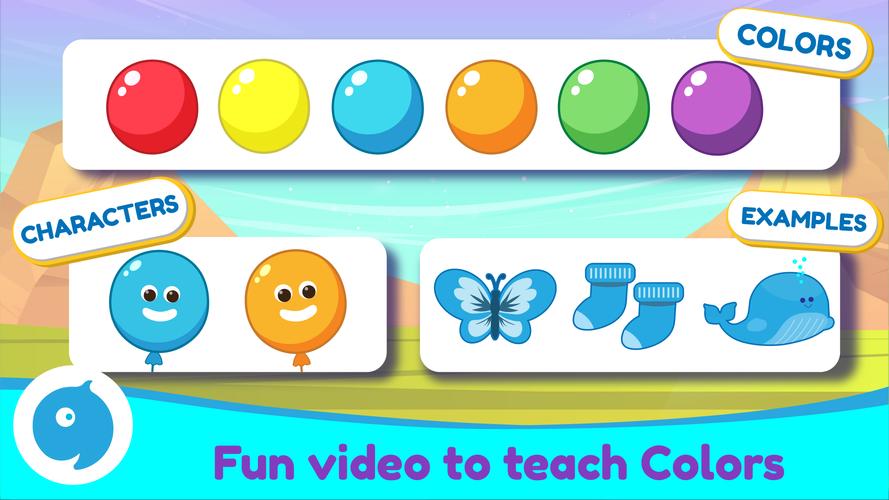 Colors & shapes learning Games Captura de pantalla 3