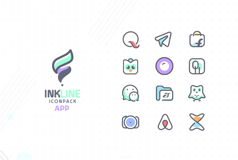 InkLine Icon Pack Mod Screenshot 2