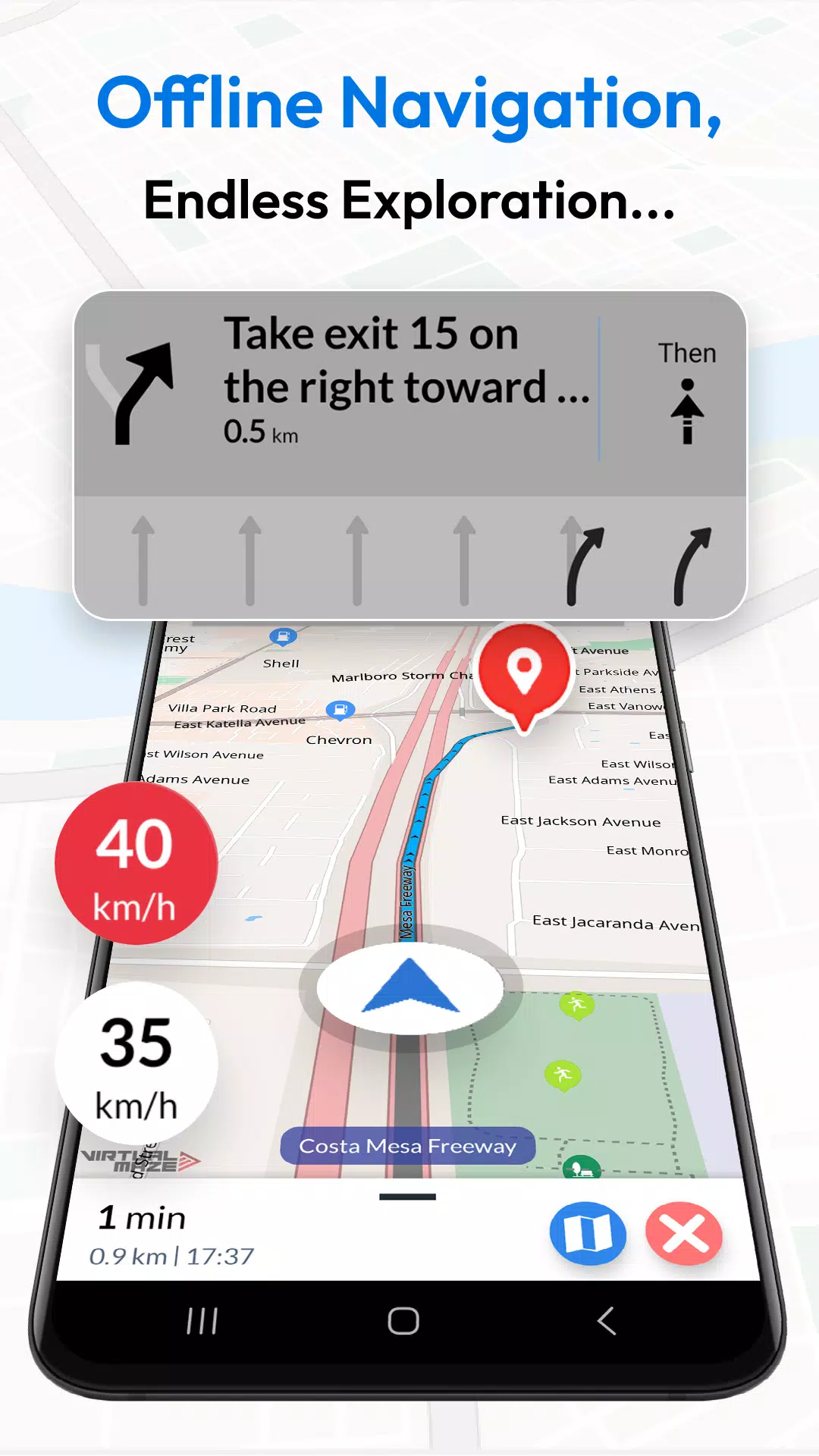 Offline Map Navigation 스크린샷 0