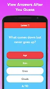 Riddle Quiz With Answers Captura de tela 1