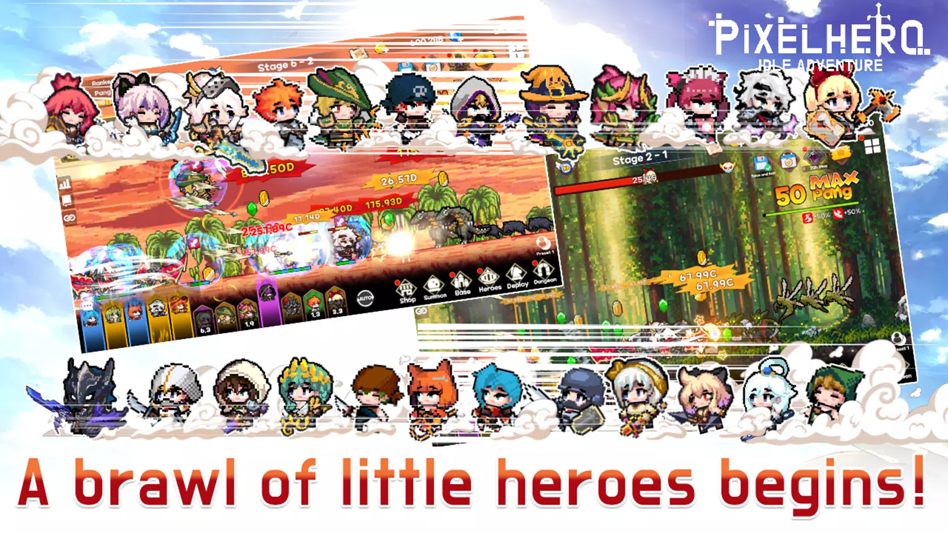 Pixel Heroes Idle Скриншот 0