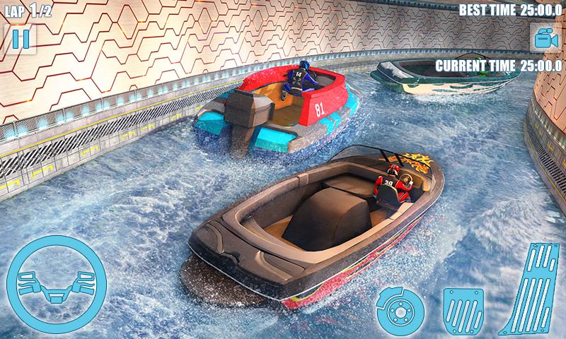 Speed Boat Crash Racing स्क्रीनशॉट 0