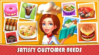 Cooking Rush - Chef game Captura de tela 1