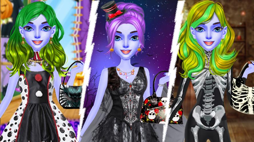 Halloween Makeup Salon Game Screenshot 2