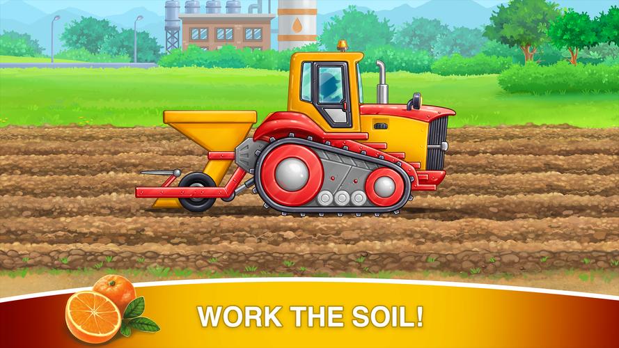 Farm kids games my Farming car 스크린샷 1