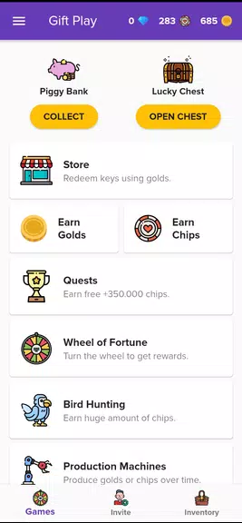 Gift Play - Earn Game Codes スクリーンショット 0