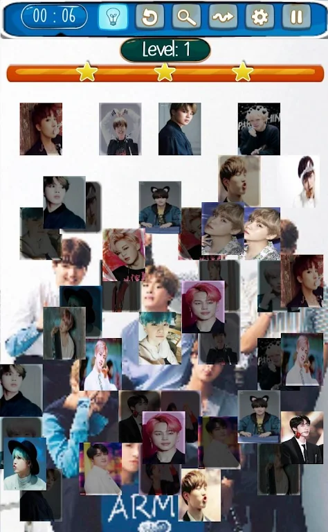 BTS Mahjong Captura de pantalla 0