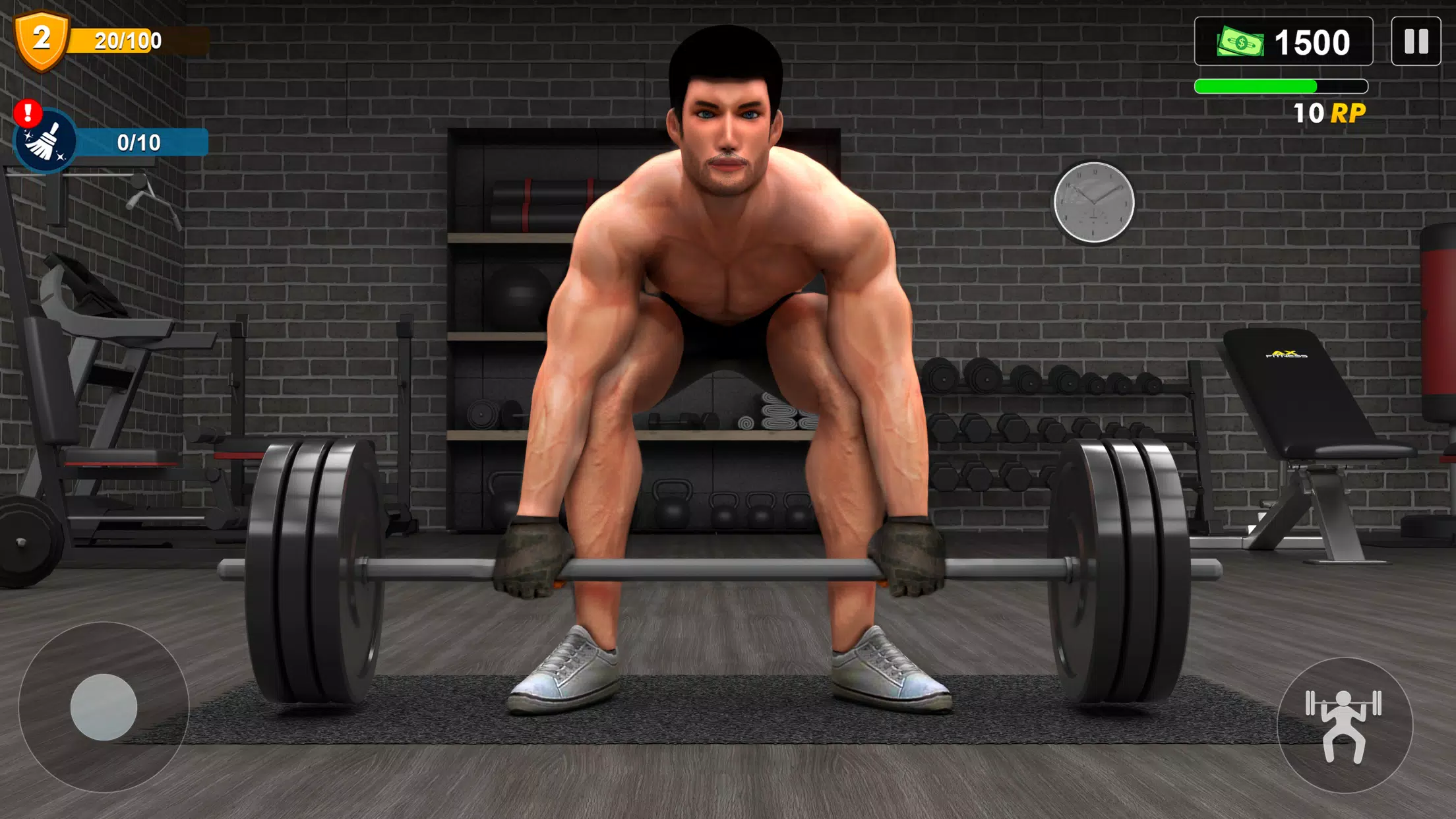 Workout Gym Simulator Game 24 스크린샷 0