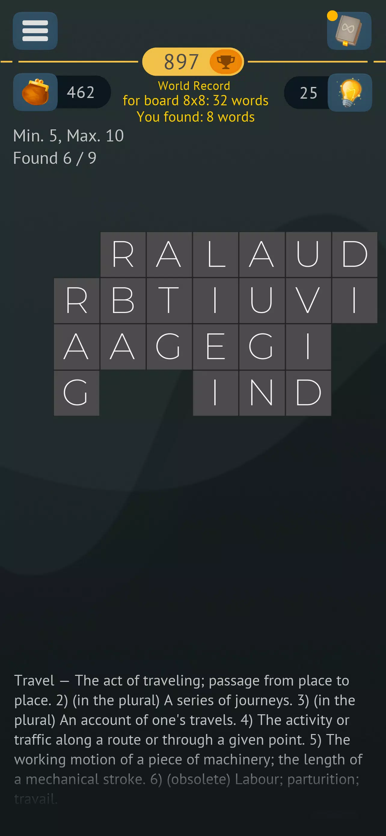 Word Search Infinite Puzzles Captura de tela 3