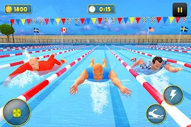 Swimming Pool Rush Water Race Screenshot 3