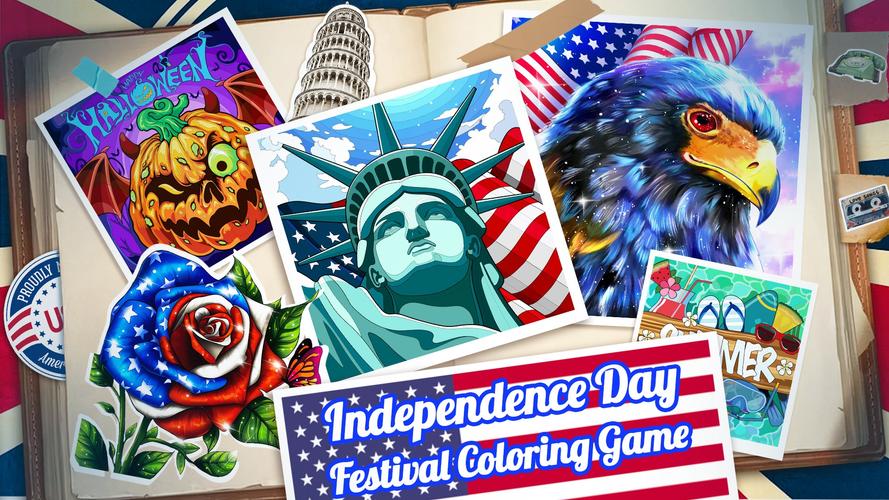 Happy Festival Coloring Games应用截图第1张