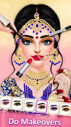 Indian Wedding Dress up games Captura de pantalla 1