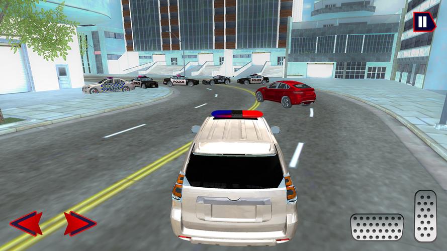US Police Prado: City Car स्क्रीनशॉट 3