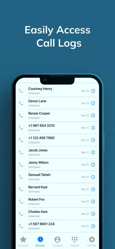 iCall Phone Dialer OS 18 स्क्रीनशॉट 3