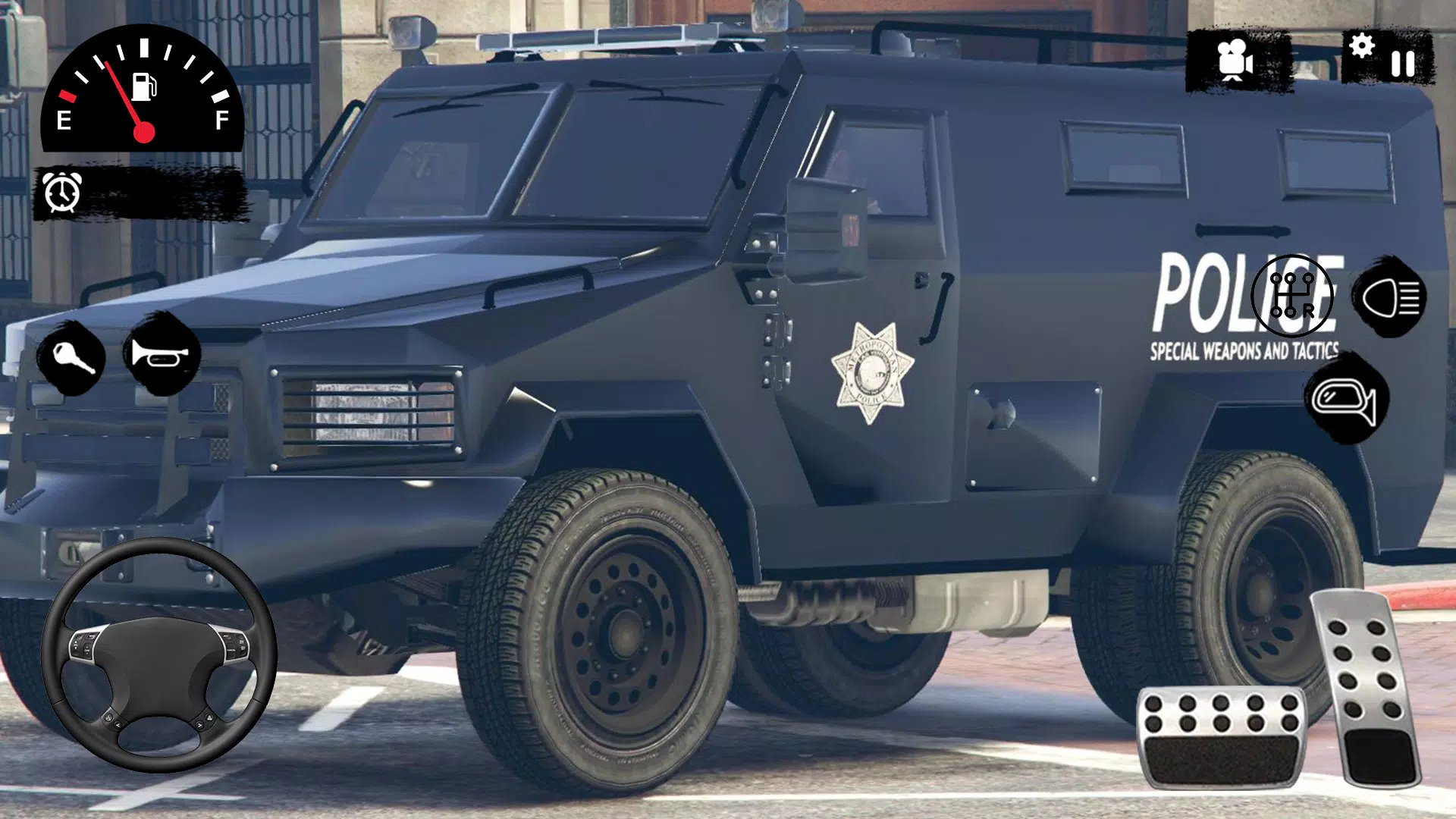 Offroad Police Truck Drive 3D Captura de tela 1