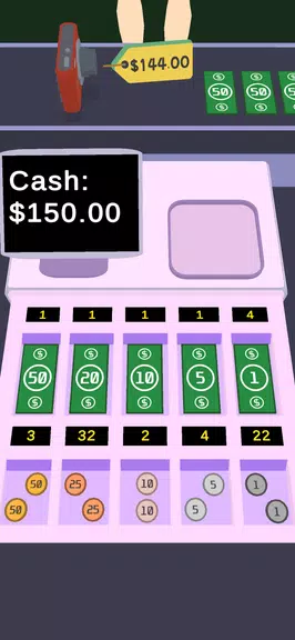 Cashier games - Cash register スクリーンショット 1