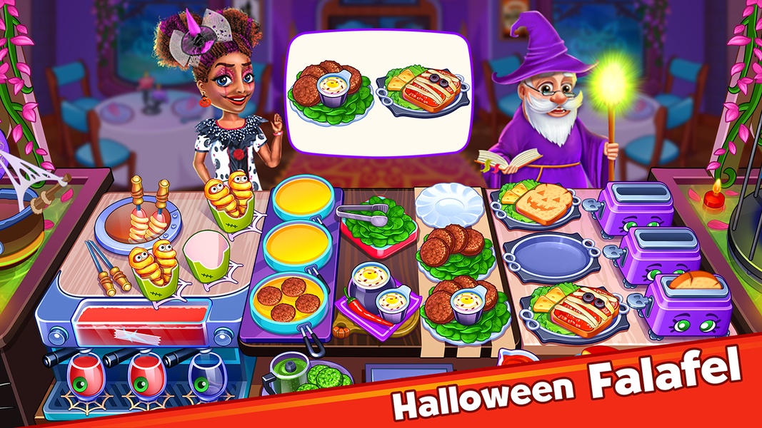 Halloween Madness Cooking Game Captura de tela 1