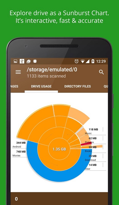 Storage Analyzer & Disk Usage स्क्रीनशॉट 1