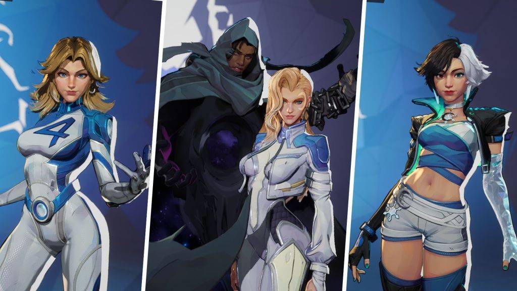 Marvel Rivals Invisible Woman, Cloak and Dagger, Luna Snow Image Collage