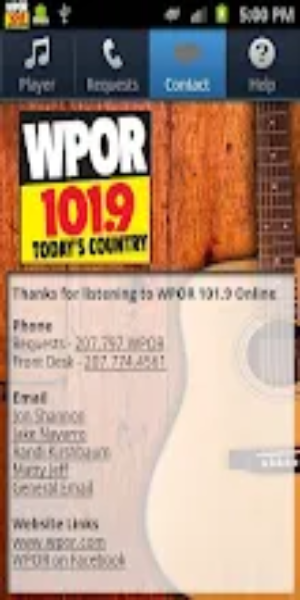 WPOR 101.9 Screenshot 1