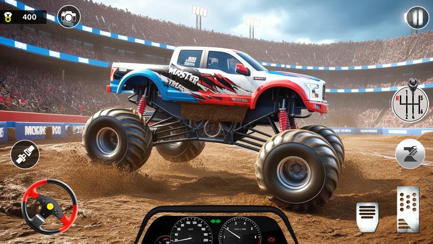 Monster Truck Racing Game 3D Скриншот 2