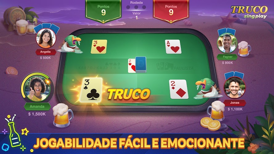 Truco ZingPlay: Jogo de cartas स्क्रीनशॉट 1