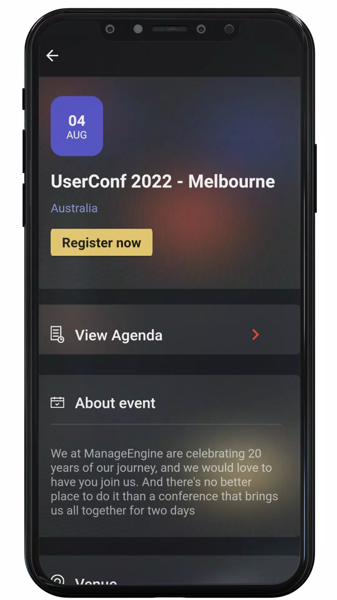 ManageEngine Events 스크린샷 3