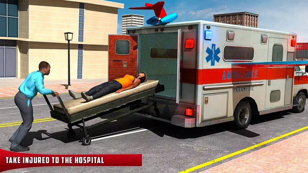 Flying Ambulance Rescue Drive 스크린샷 1