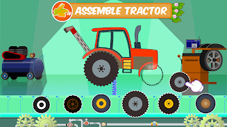 Farm Tractors Dinosaurs Games Скриншот 2