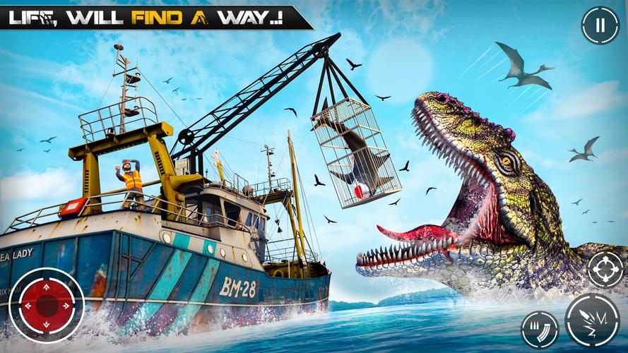 Dinosaur Hunting Gun Games Captura de tela 1