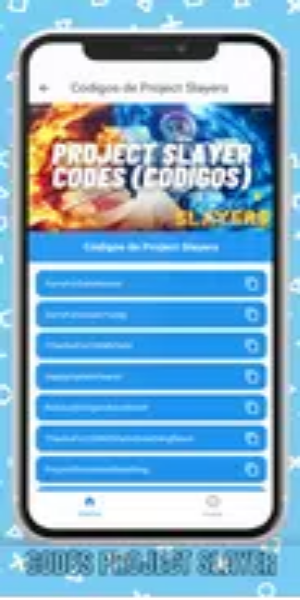 Project Slayers Codes Privados スクリーンショット 0