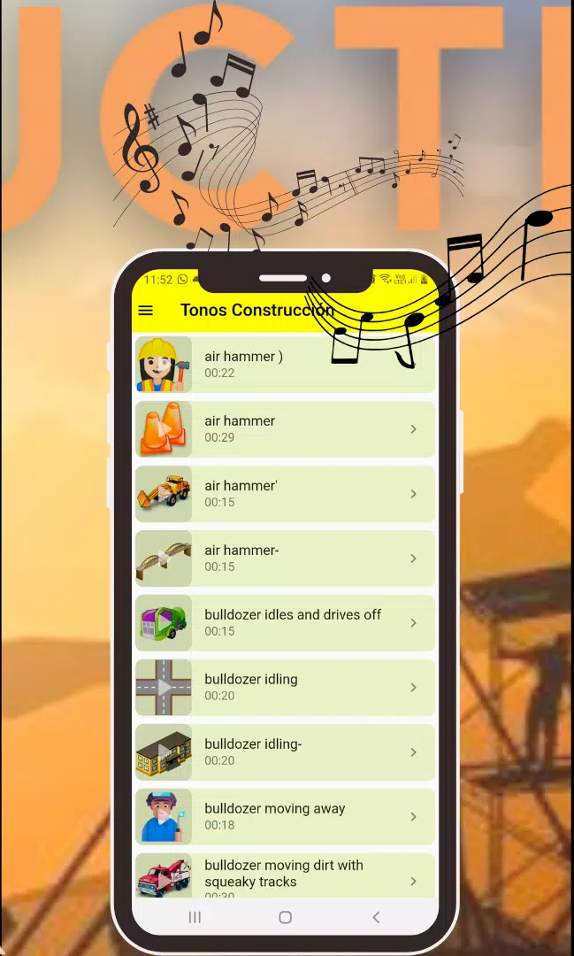 Construction Ringtones Captura de pantalla 3