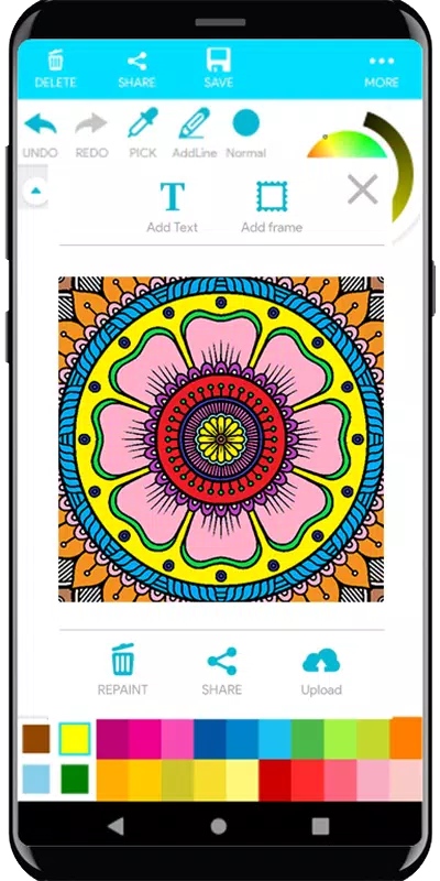 Coloring Mandala Screenshot 3