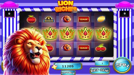 Lion Riches Slot Capture d'écran 1