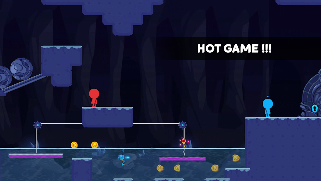Stick World: Red Blue Journey Mod Capture d'écran 3