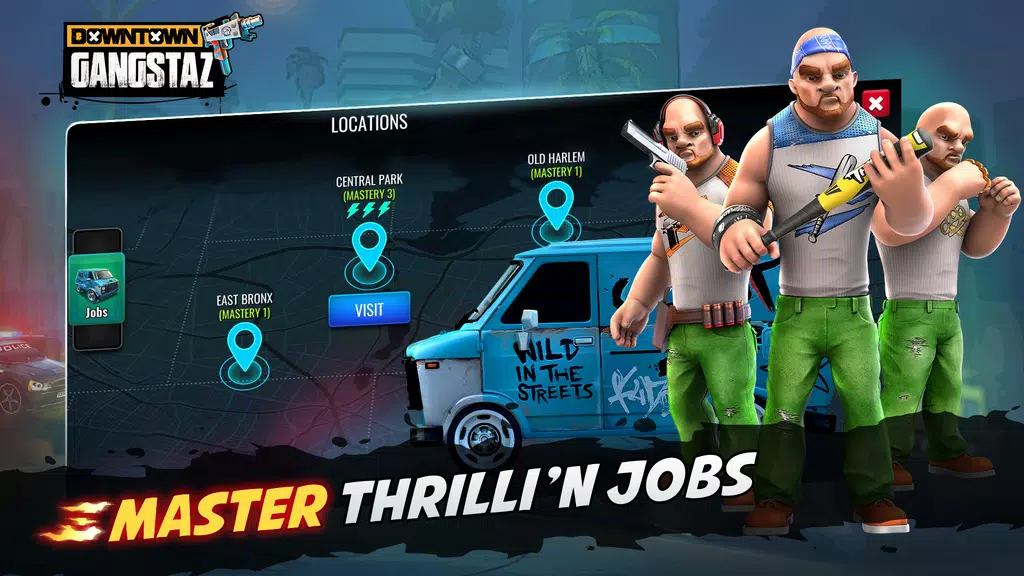 Downtown Gangstas: War Game Captura de tela 3