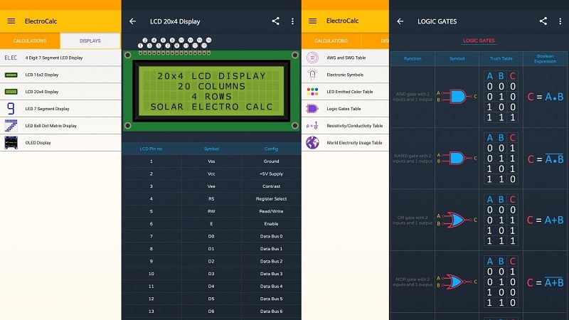 ElectroCalc應用截圖第2張