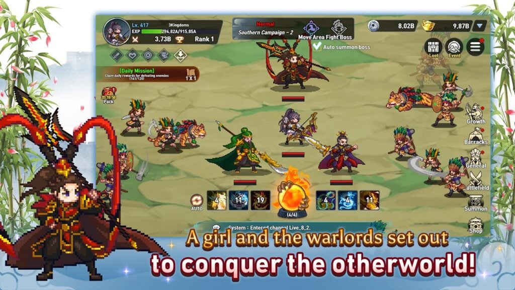 Otherworld Three Kingdoms, ein Spiel im Stil von Dynasty Legends, erscheint auf Android