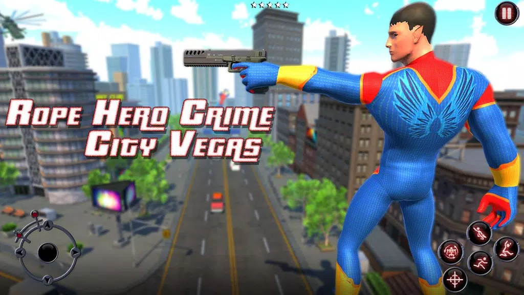 Rope Amazing Hero Crime City S应用截图第1张
