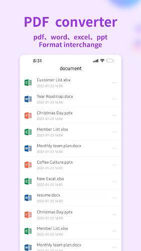 Document Editor:Word,Sheet,PDF Captura de tela 2