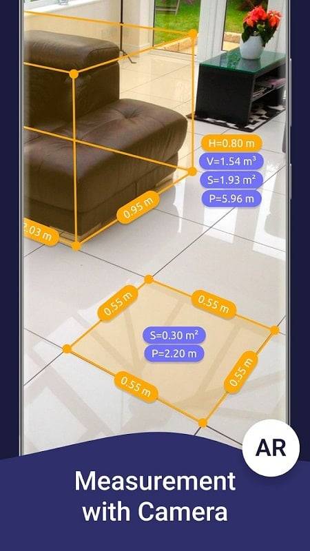 AR Ruler App: Линейка Рулетка Скриншот 3