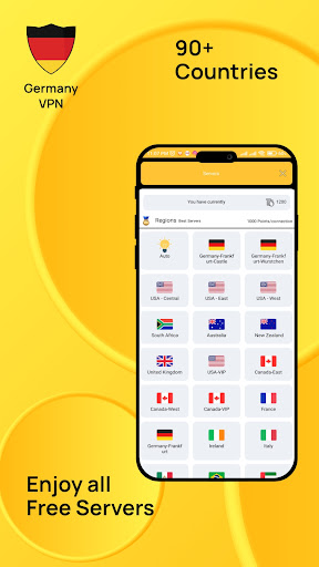 Germany VPN Get German IP स्क्रीनशॉट 1