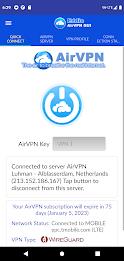 AirVPN Eddie Client GUI スクリーンショット 2