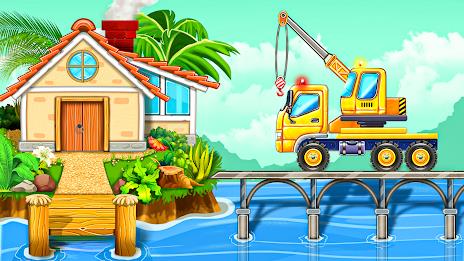 Build a House-Kids Truck Games應用截圖第0張