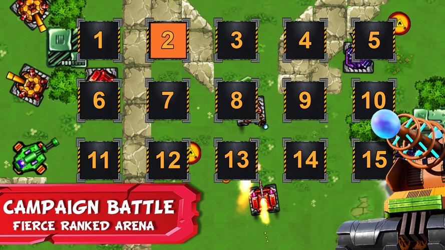 Tank Battles 2D Captura de tela 3