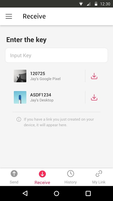 Send Anywhere (File Transfer) Captura de pantalla 2