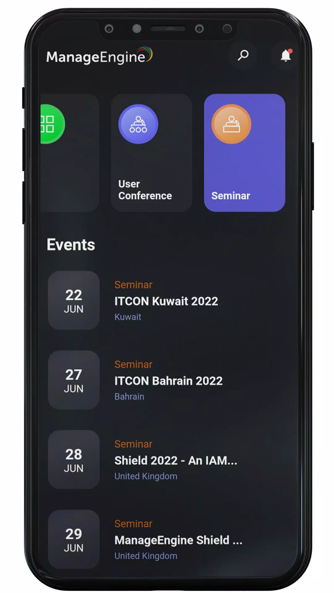 ManageEngine Events 스크린샷 2